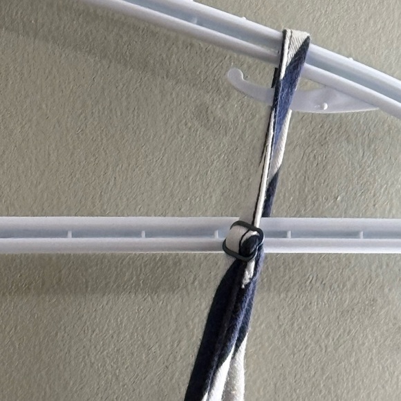 Striped Navy and White Women's Dress - Picture 4 of 4